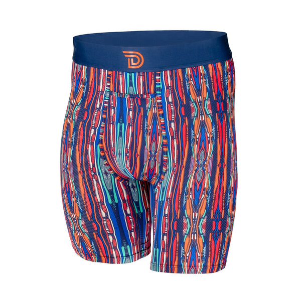 Expressionz City Lightz โ men's blue and red graphic-print boxer briefs