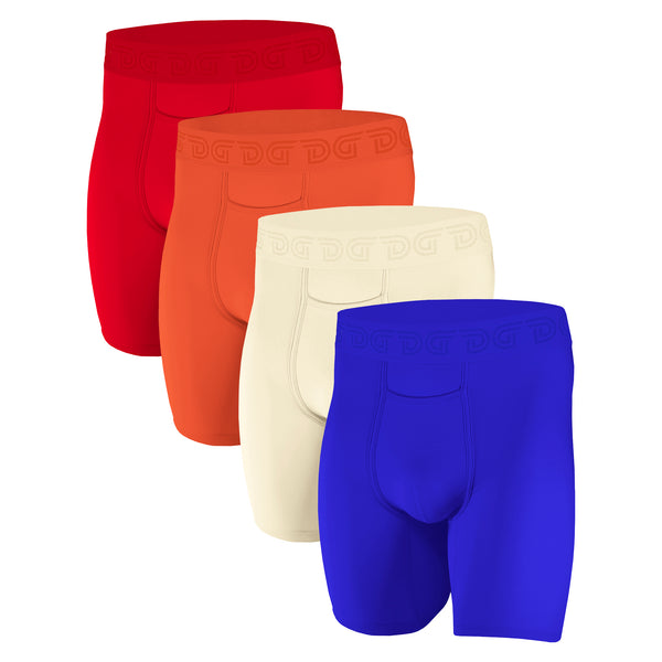 Core Four Cottonz — men's cotton boxer brief 4-pack
