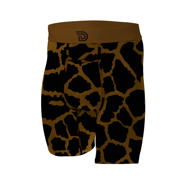 Expressionz Safari — men's safari animal-print graphic boxer briefs