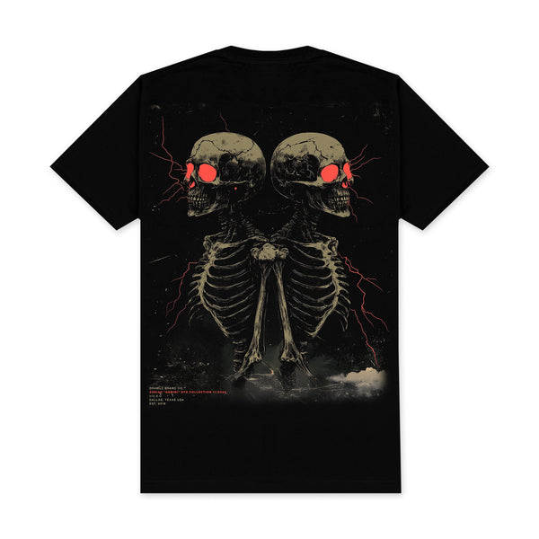 Gemini — men's zodiac graphic t-shirt with twins design