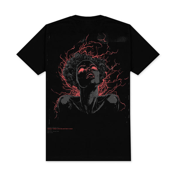 Virgo — men's zodiac graphic t-shirt with maiden design