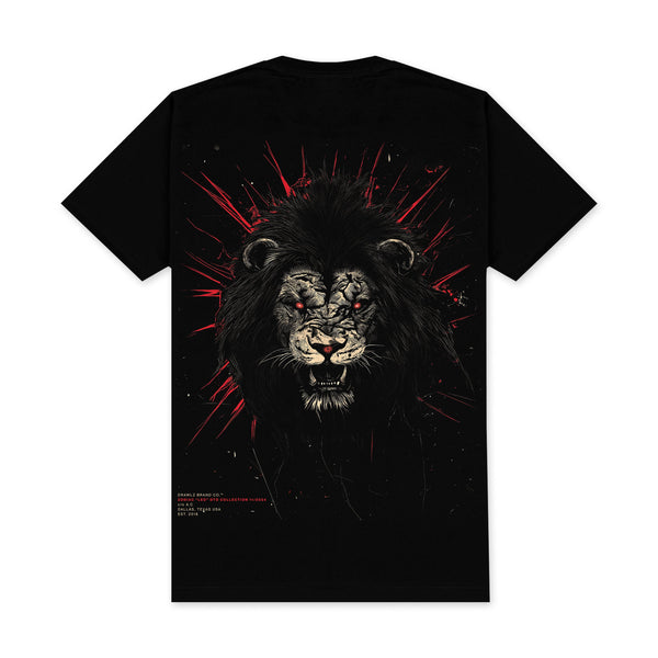 Leo — men's zodiac graphic t-shirt with lion design