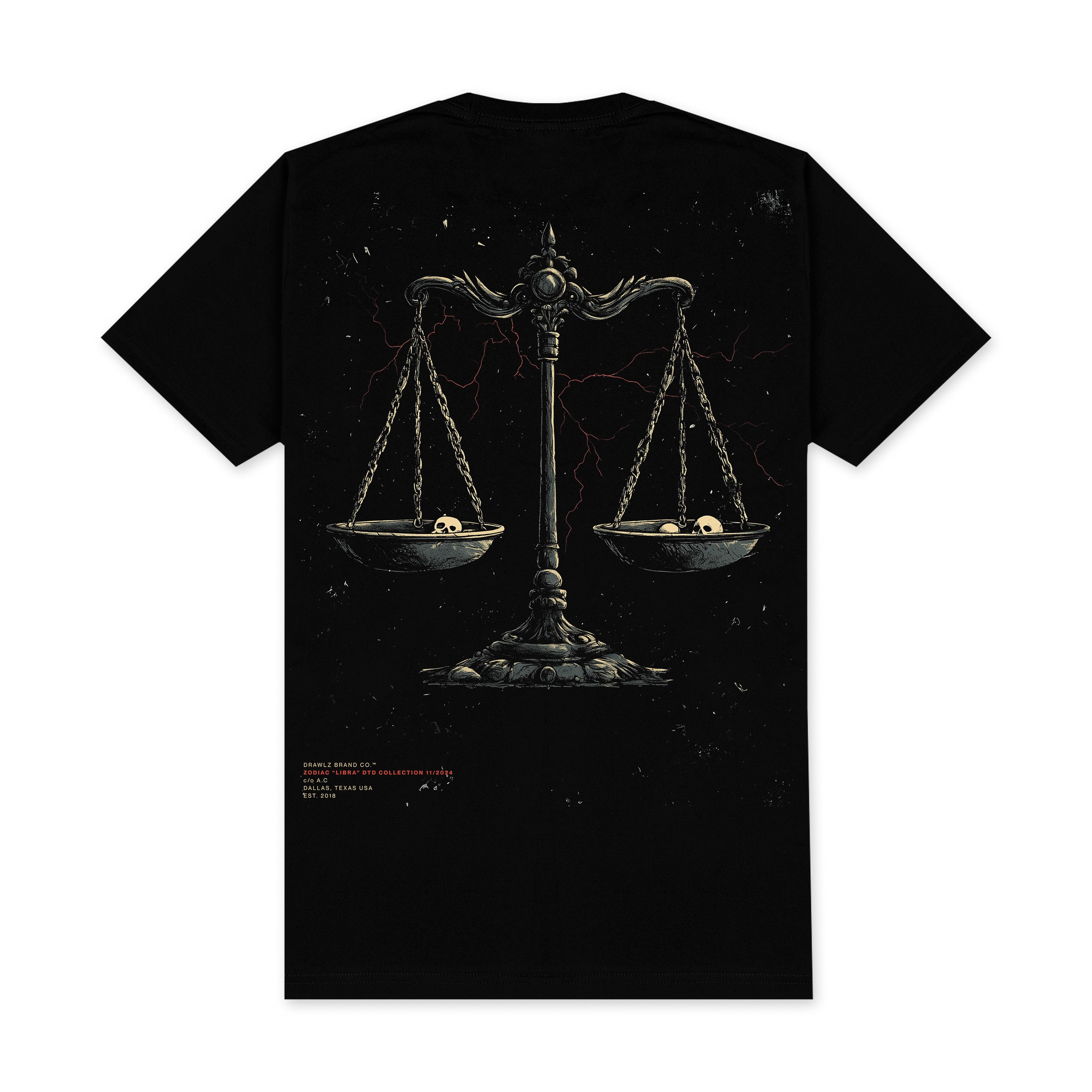 Libra Graphic T-Shirt - Zodiac Edition | Drop the Drawlz
