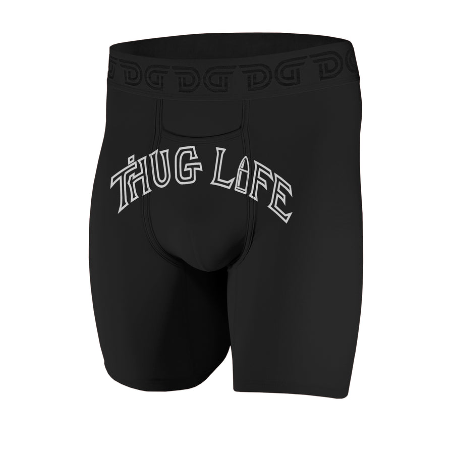 Drawlz Brand Co. Boxer Brief Black / S Thug Life Thug Life Cotton Boxer Briefs for Men | Drawlz