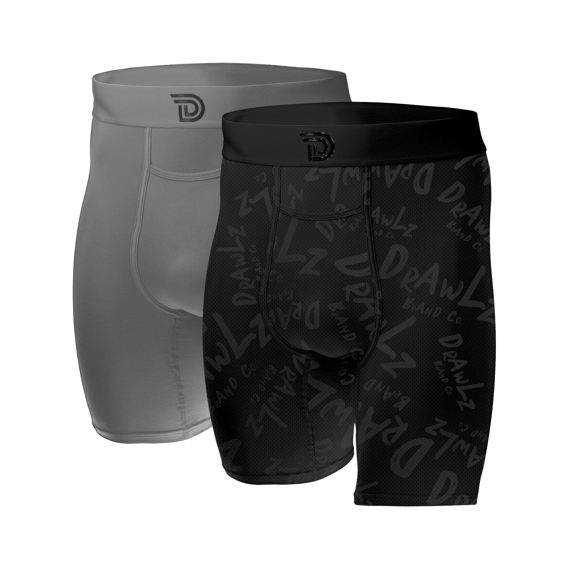 Culture Duo Gray Noir — men's boxer brief 2-pack