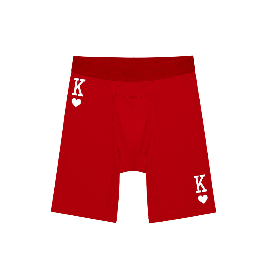 Drawlz Brand Co. Boxer Brief King of Hearts King of Hearts Cotton Boxer Briefs for Men | Drawlz