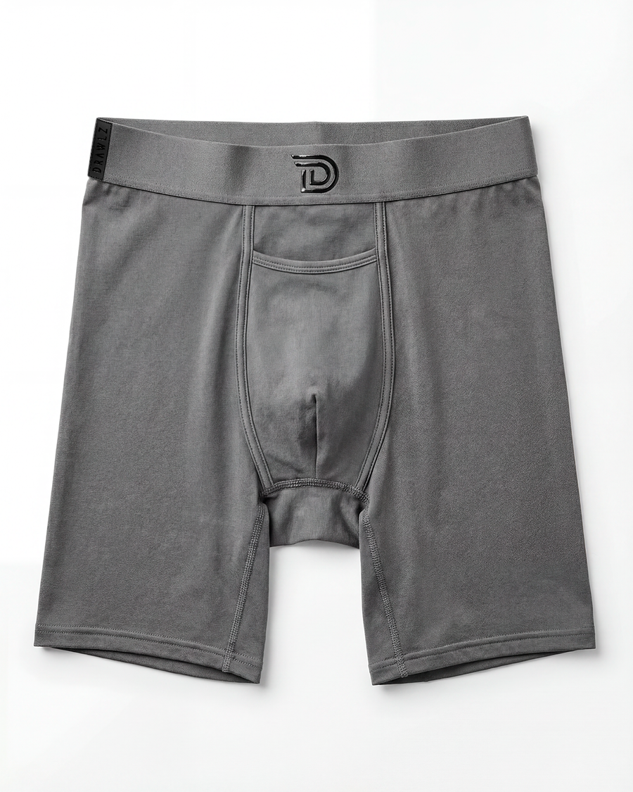 Drawlz Brand Co. Boxer Brief Originalz Graphite Graphite Gray Micro Modal Boxer Briefs for Men