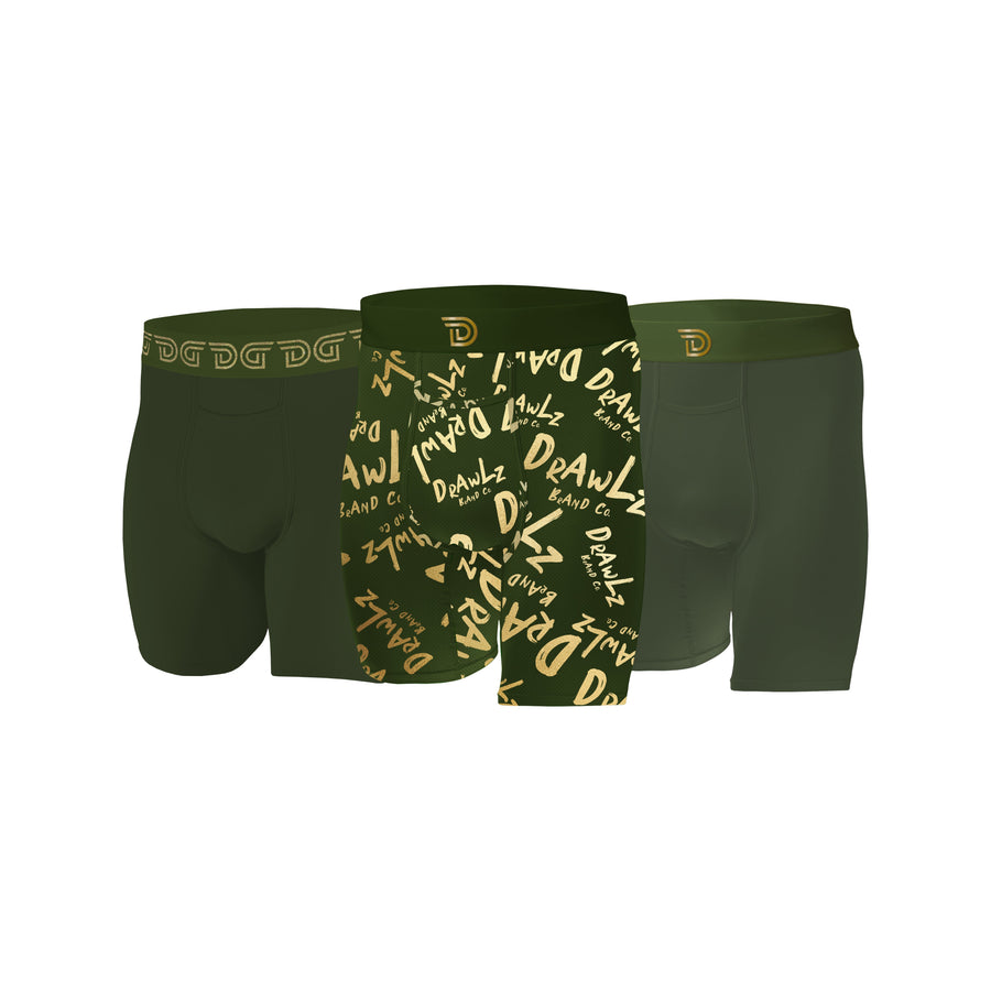 2025 DBC Gold Pack — men's limited-edition gold anniversary boxer brief set
