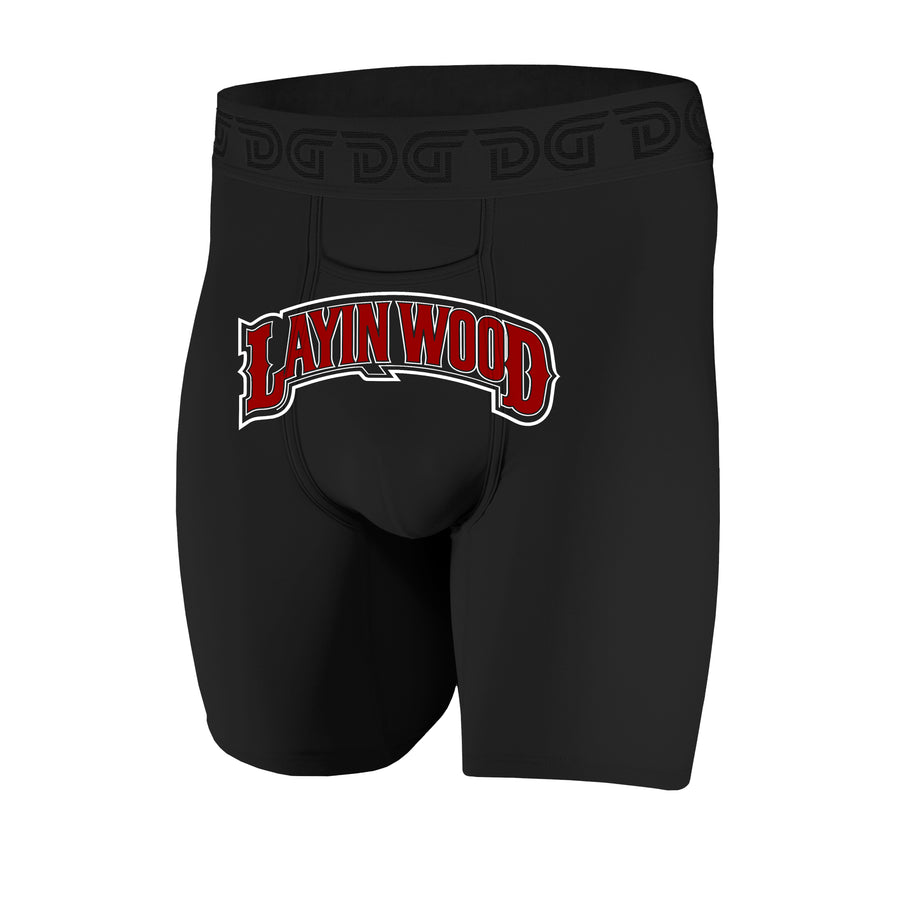 420 Wood Pack — men's Layin Wood boxer brief and graphic tee set, additional view