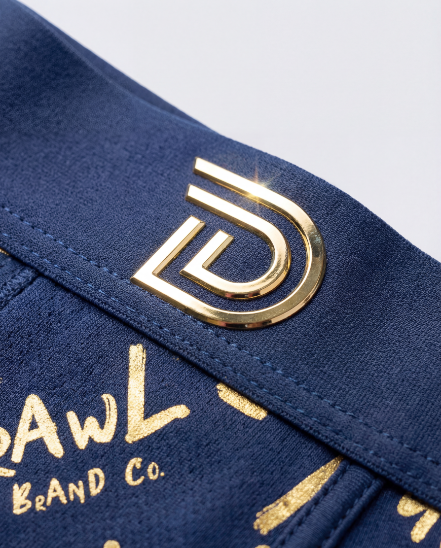Anniversary Capsule — men's navy and gold limited-edition boxer brief set, additional view