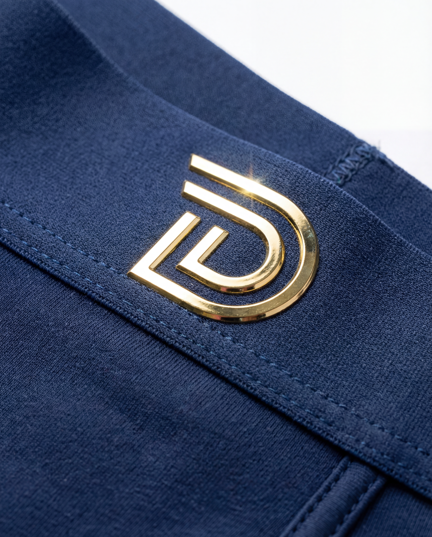 Anniversary Capsule — men's navy and gold limited-edition boxer brief set, additional view