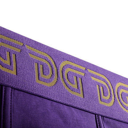 Cottonz Mambaz — men's purple cotton boxer briefs, additional view