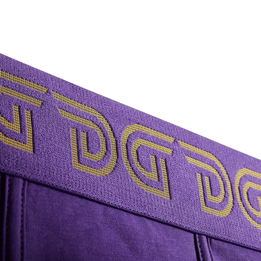 Cottonz Mambaz — men's purple cotton boxer briefs, additional view