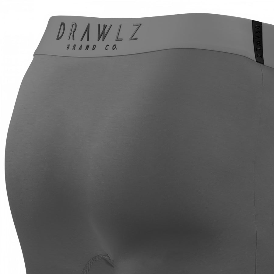 Originalz Graphite — men's graphite grey micro-modal boxer briefs, additional view