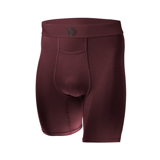 Originalz Oxblood — men's oxblood red micro-modal boxer briefs