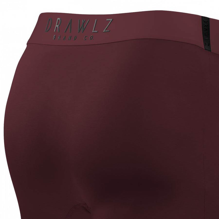 Originalz Oxblood — men's oxblood red micro-modal boxer briefs, additional view