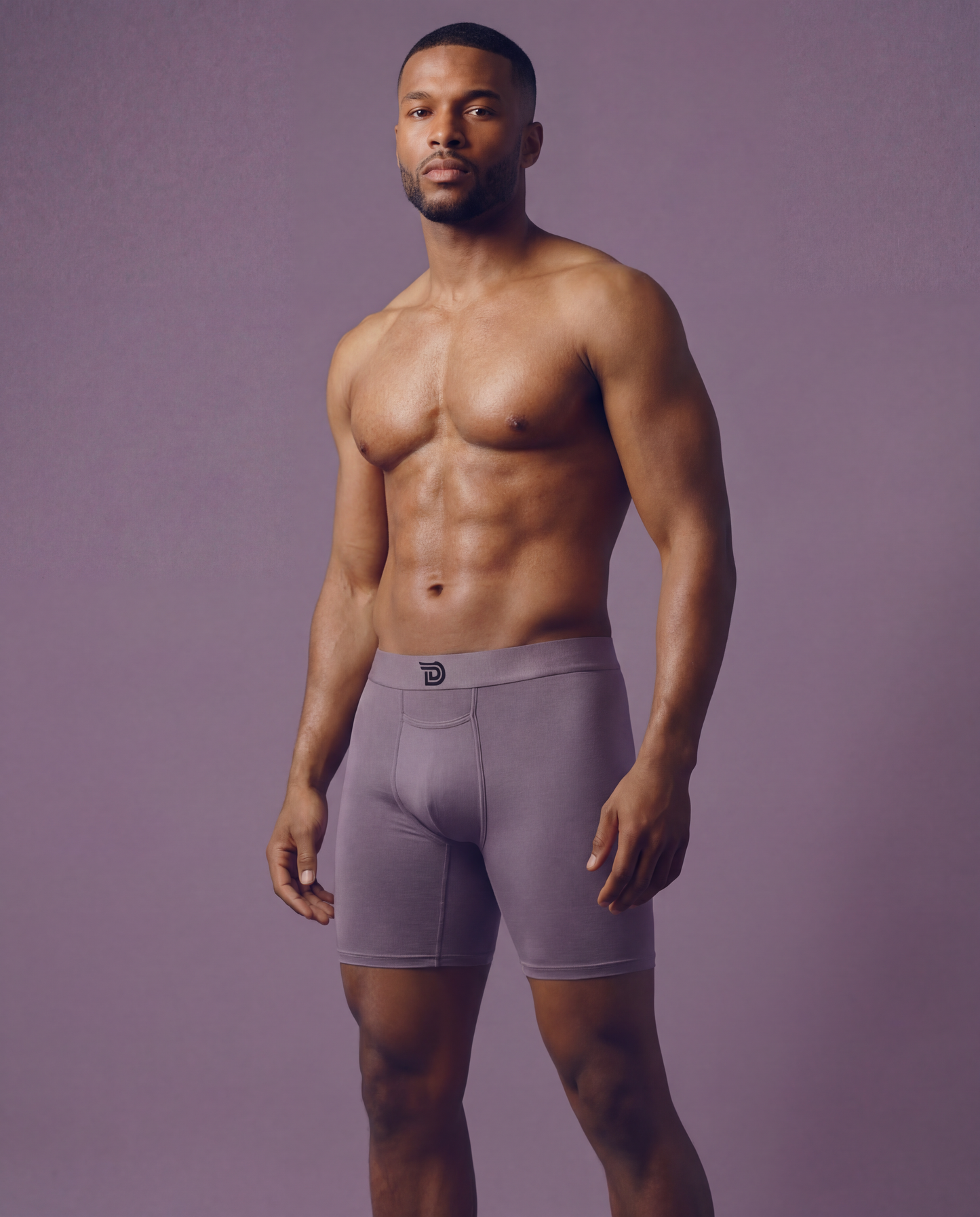 Originalz Purple Haze — men's purple micro-modal boxer briefs, additional view