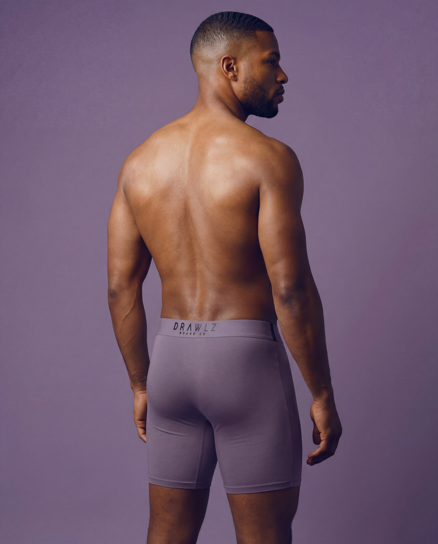 Originalz Purple Haze — men's purple micro-modal boxer briefs, additional view