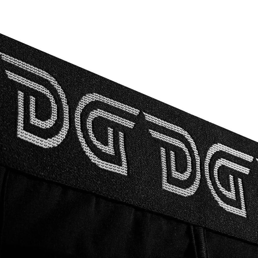 Cottonz Black — men's black cotton boxer briefs, additional view