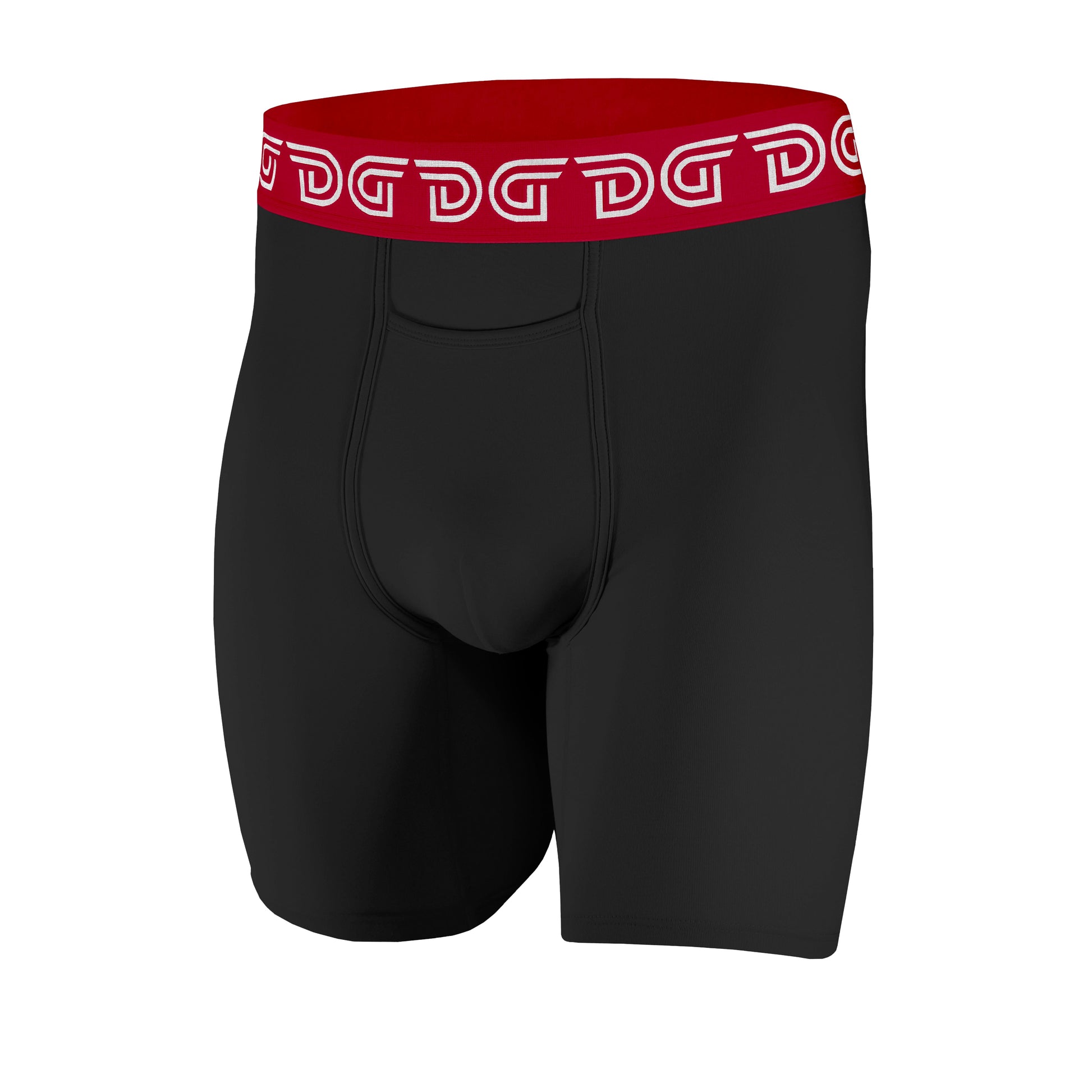 Cottonz Bred — men's red and black cotton boxer briefs