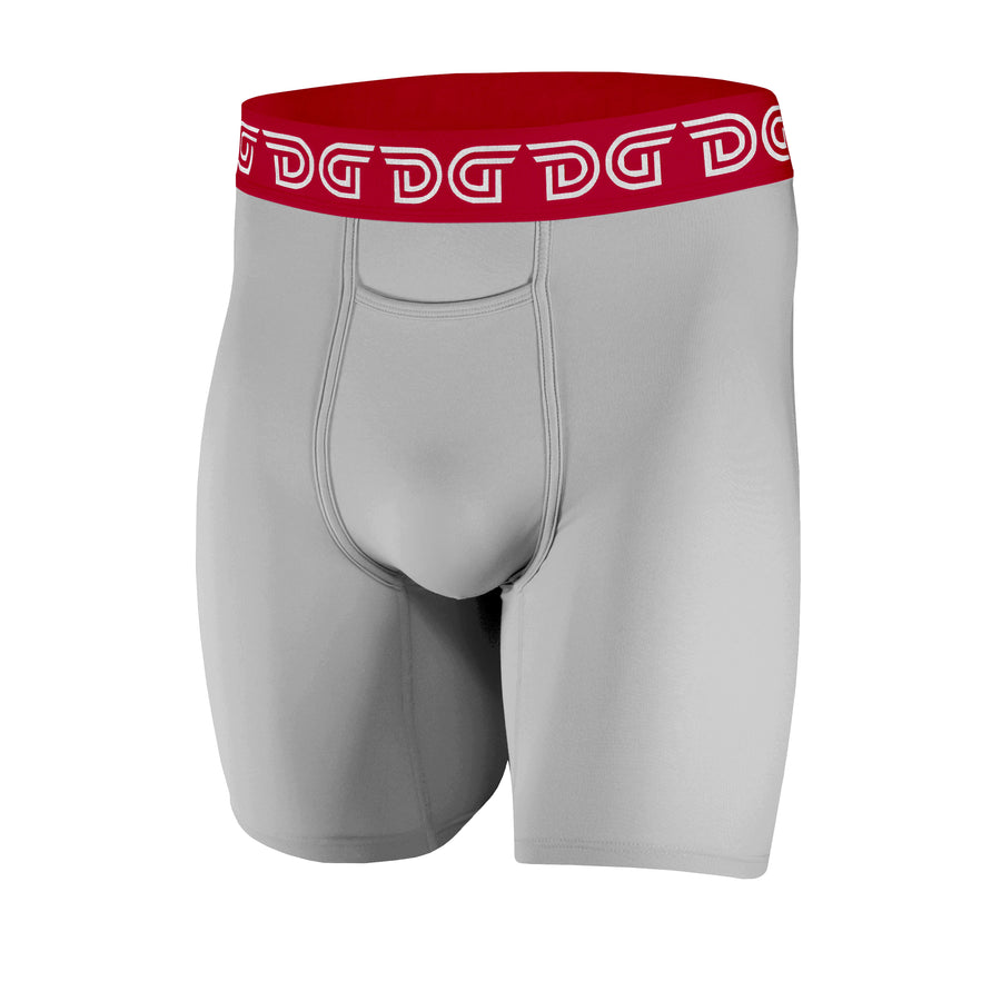 Cottonz Gray — men's gray cotton boxer briefs