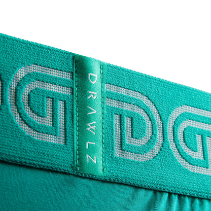 Cottonz Green — men's green cotton boxer briefs, additional view