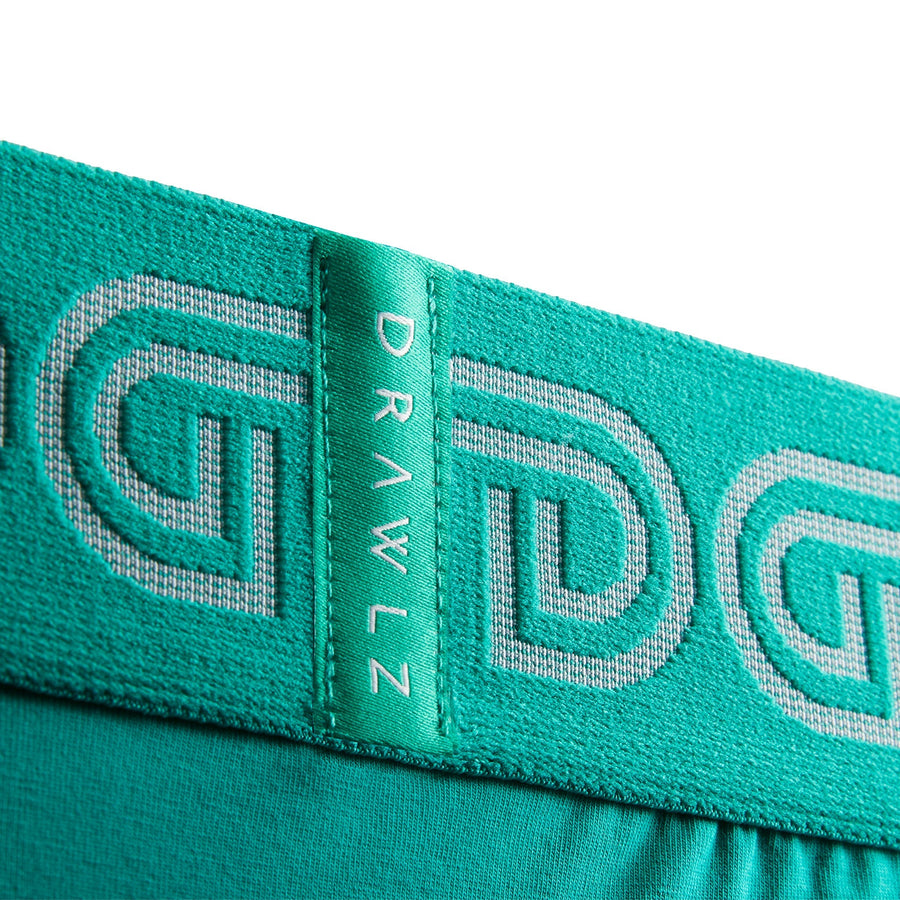 Cottonz Green — men's green cotton boxer briefs, additional view