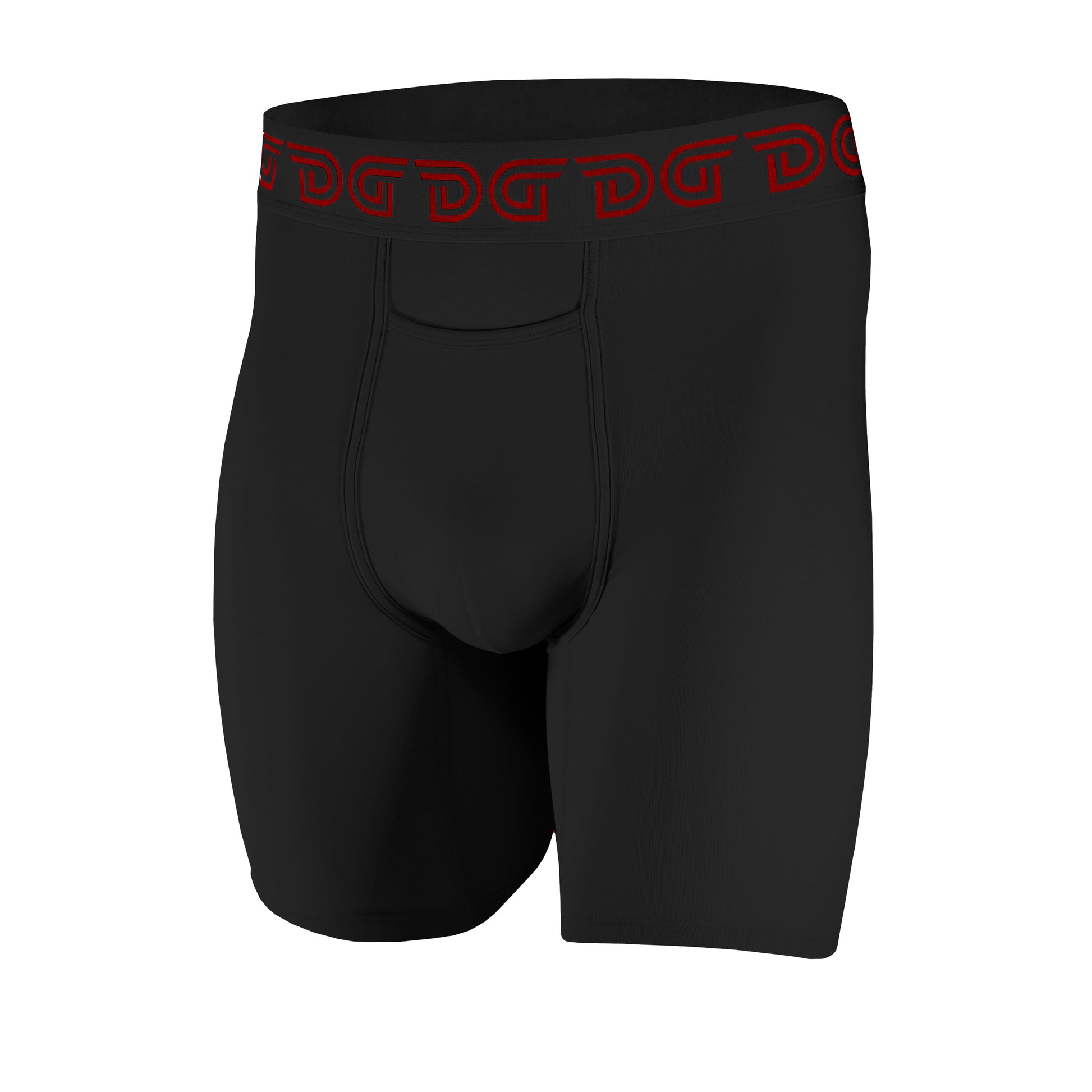 Cottonz OG'z — men's black and red cotton boxer briefs