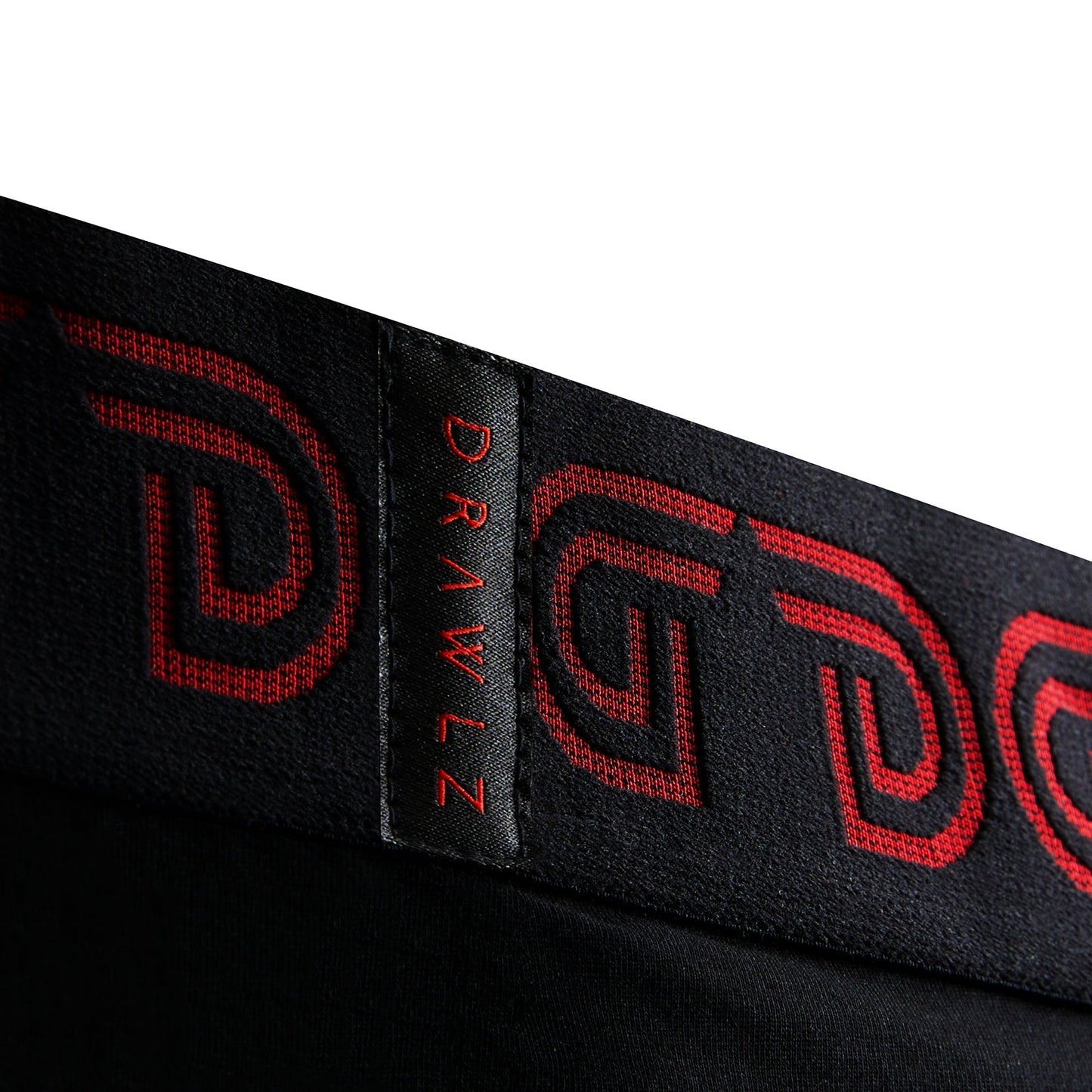 Cottonz OG'z — men's black and red cotton boxer briefs, additional view