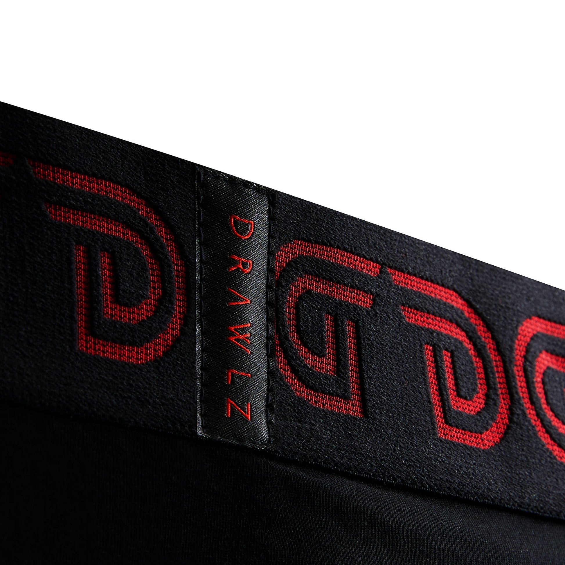 Cottonz OG'z — men's black and red cotton boxer briefs, additional view