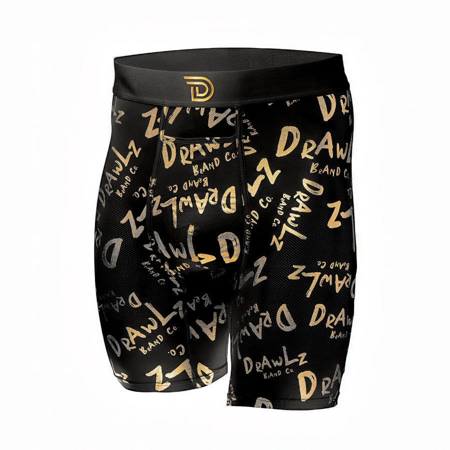 DBC Signaturez Gold Anniversary — men's gold anniversary boxer briefs