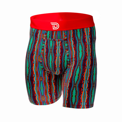 Expressionz Bed-Stuy — men's black graphic-print boxer briefs