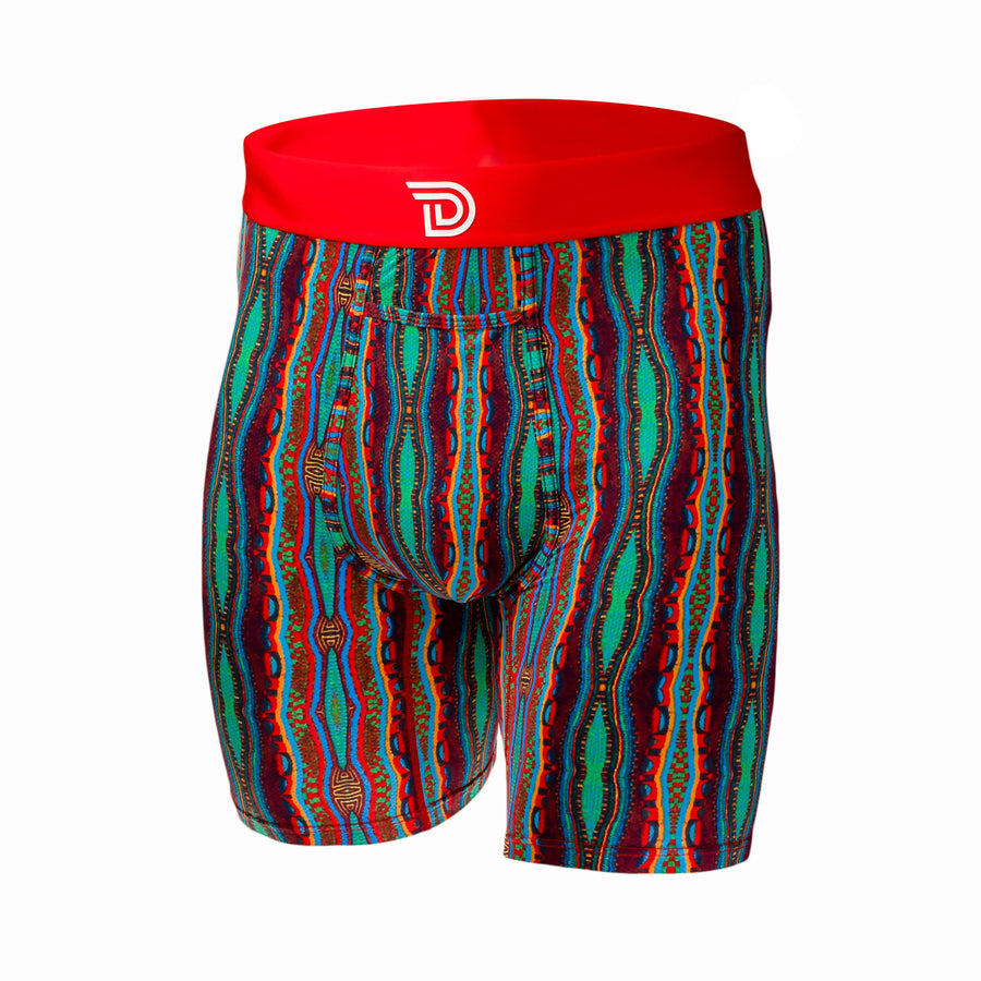 Expressionz Bed-Stuy — men's black graphic-print boxer briefs