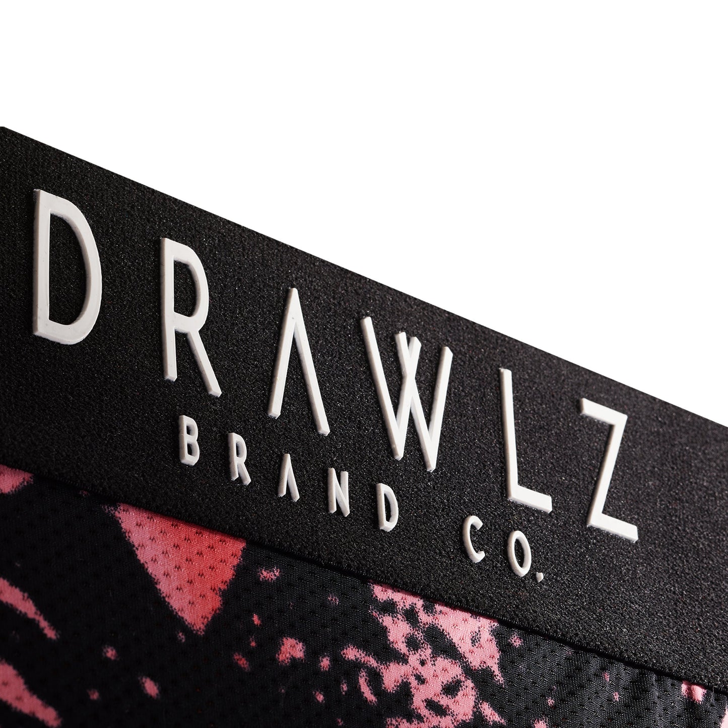 Expressionz Pink Acid — men's pink acid-wash graphic boxer briefs, additional view