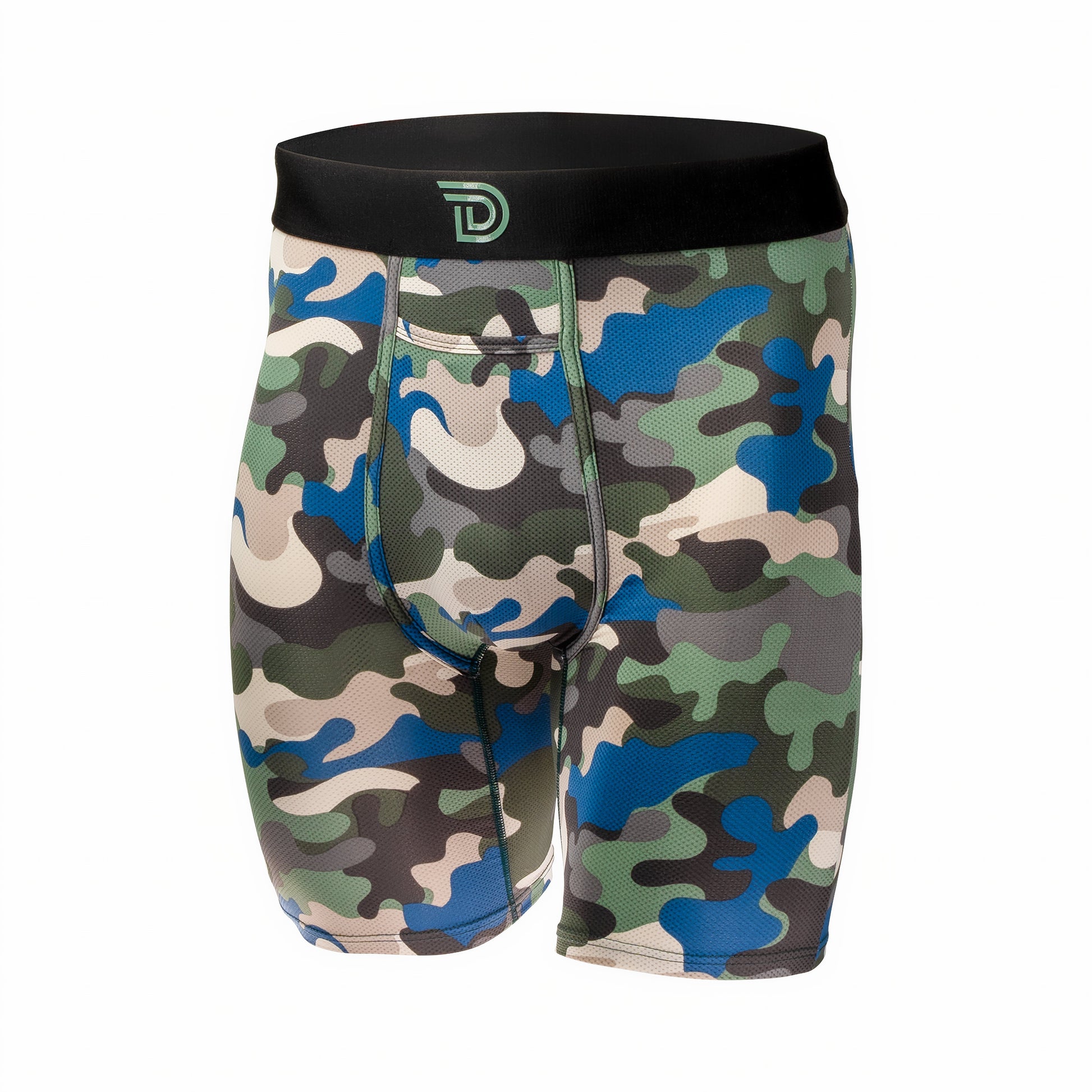Expressionz Vetz — men's military camo graphic boxer briefs