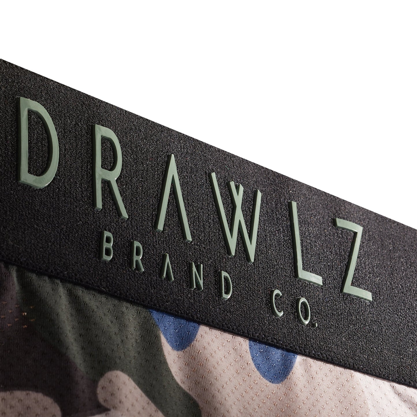 Expressionz Vetz — men's military camo graphic boxer briefs, additional view