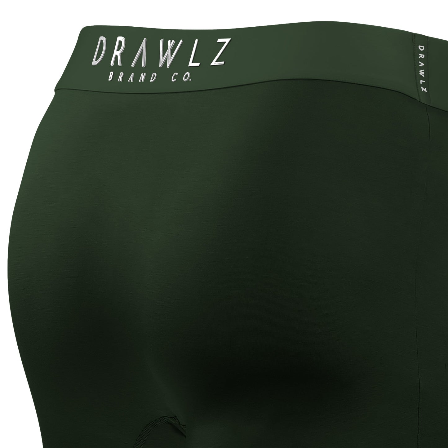 Originalz Green Moss — men's moss green micro-modal boxer briefs, additional view