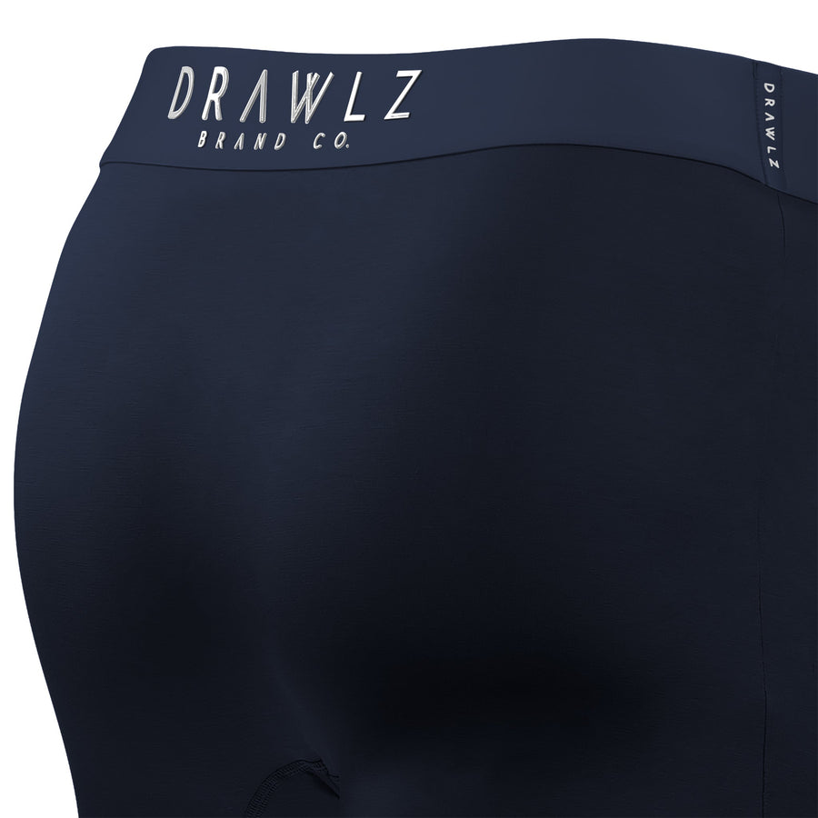 Originalz Navy — men's navy micro-modal boxer briefs, additional view