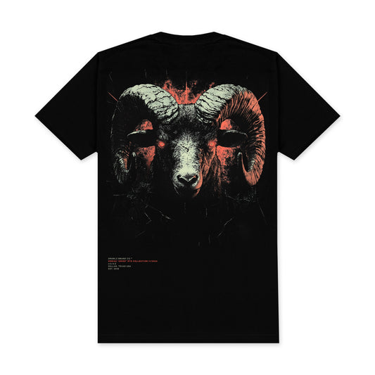 Aries — men's zodiac graphic t-shirt with ram design