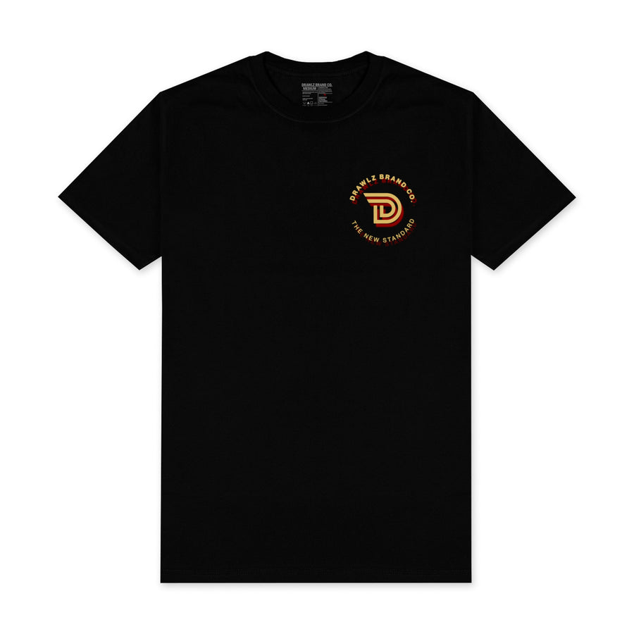 King of Hearts — men's black graphic t-shirt with King of Hearts playing-card design, additional view