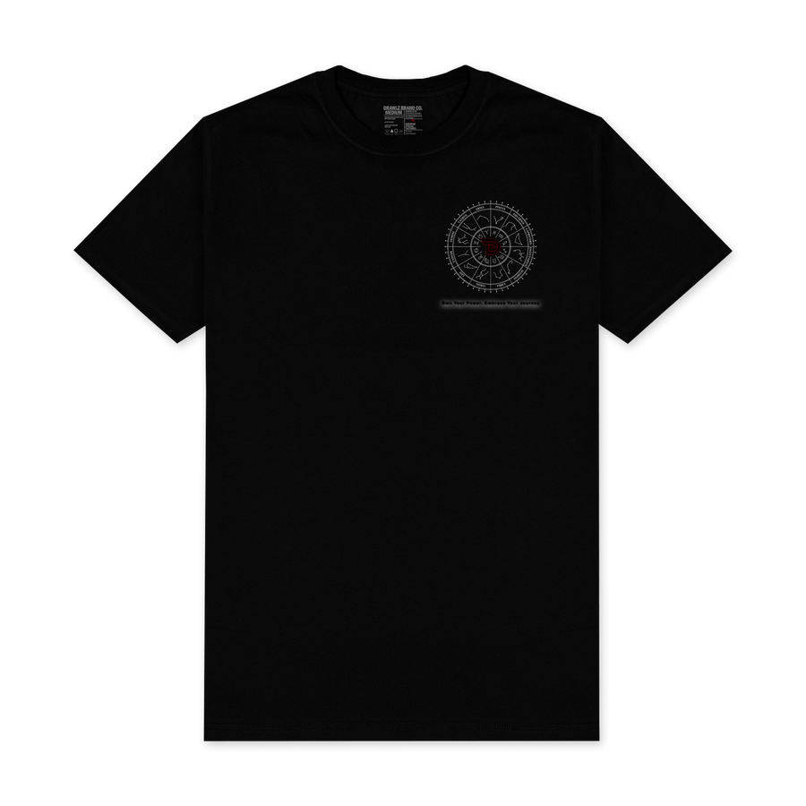 Virgo — men's zodiac graphic t-shirt with maiden design, additional view