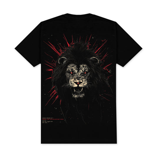 Leo — men's zodiac graphic t-shirt with lion design