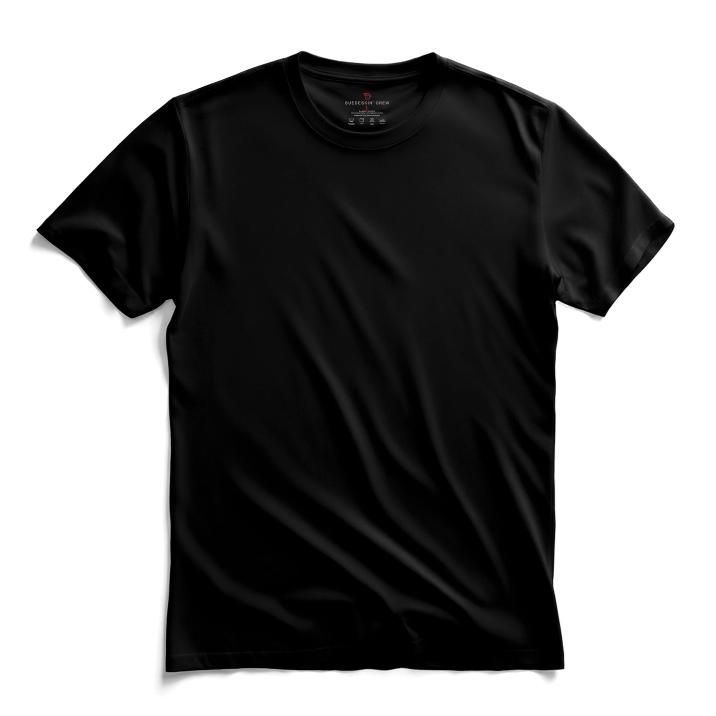 Black t-shirt on a background