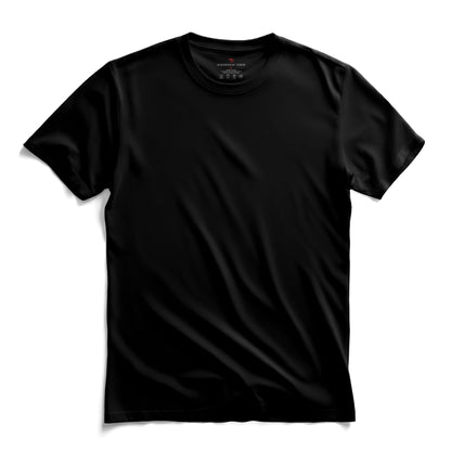 Black t-shirt on a background