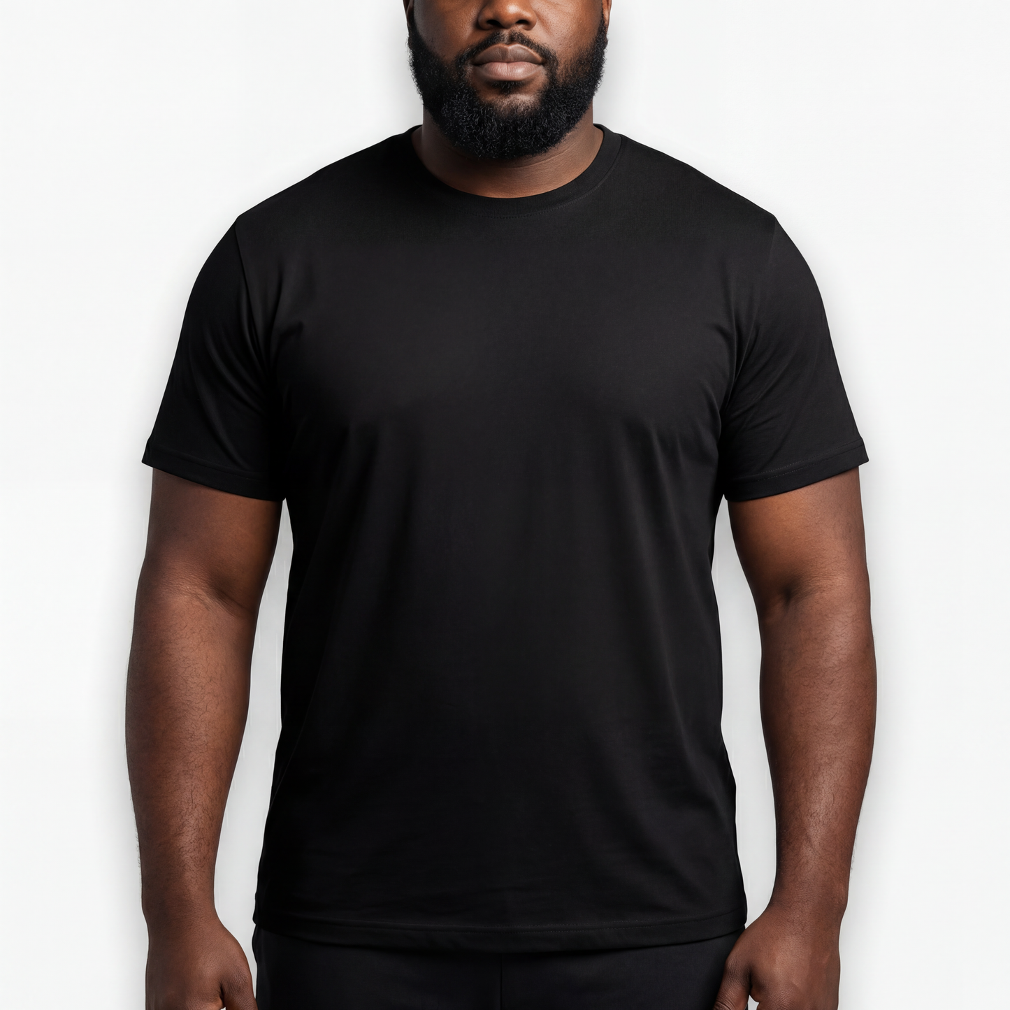 SuedeSkin Crew — men's suede-feel crew neck t-shirt, additional view