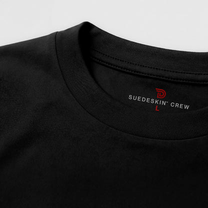 SuedeSkin Crew — men's suede-feel crew neck t-shirt, additional view
