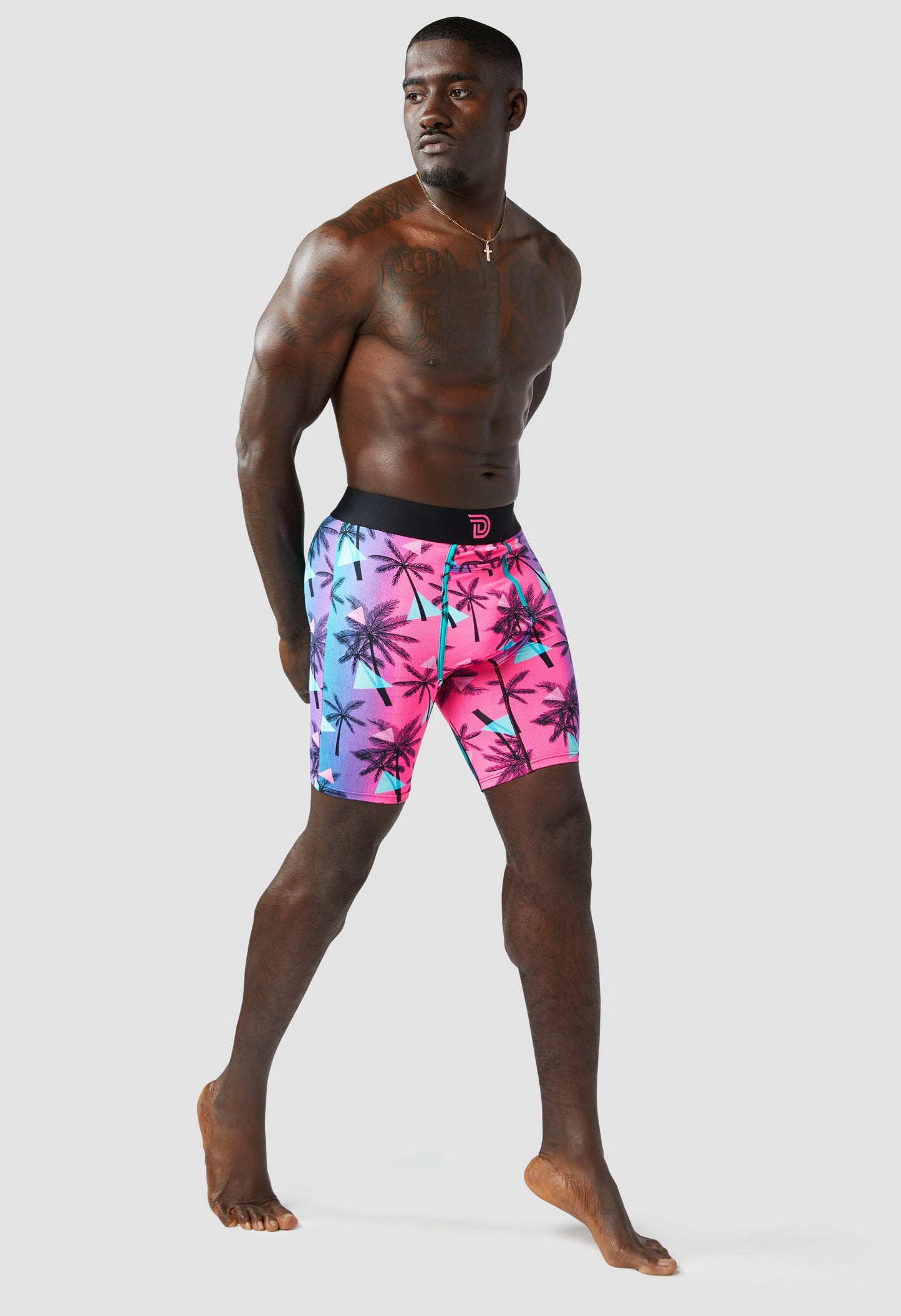 Expressionz 305'z — men's Miami-themed graphic boxer briefs, additional view