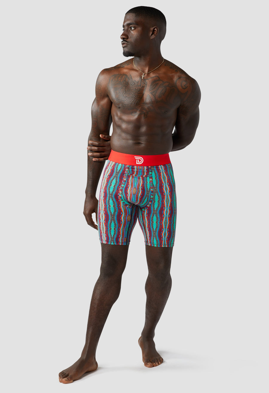 Expressionz Bed-Stuy — men's black graphic-print boxer briefs, additional view
