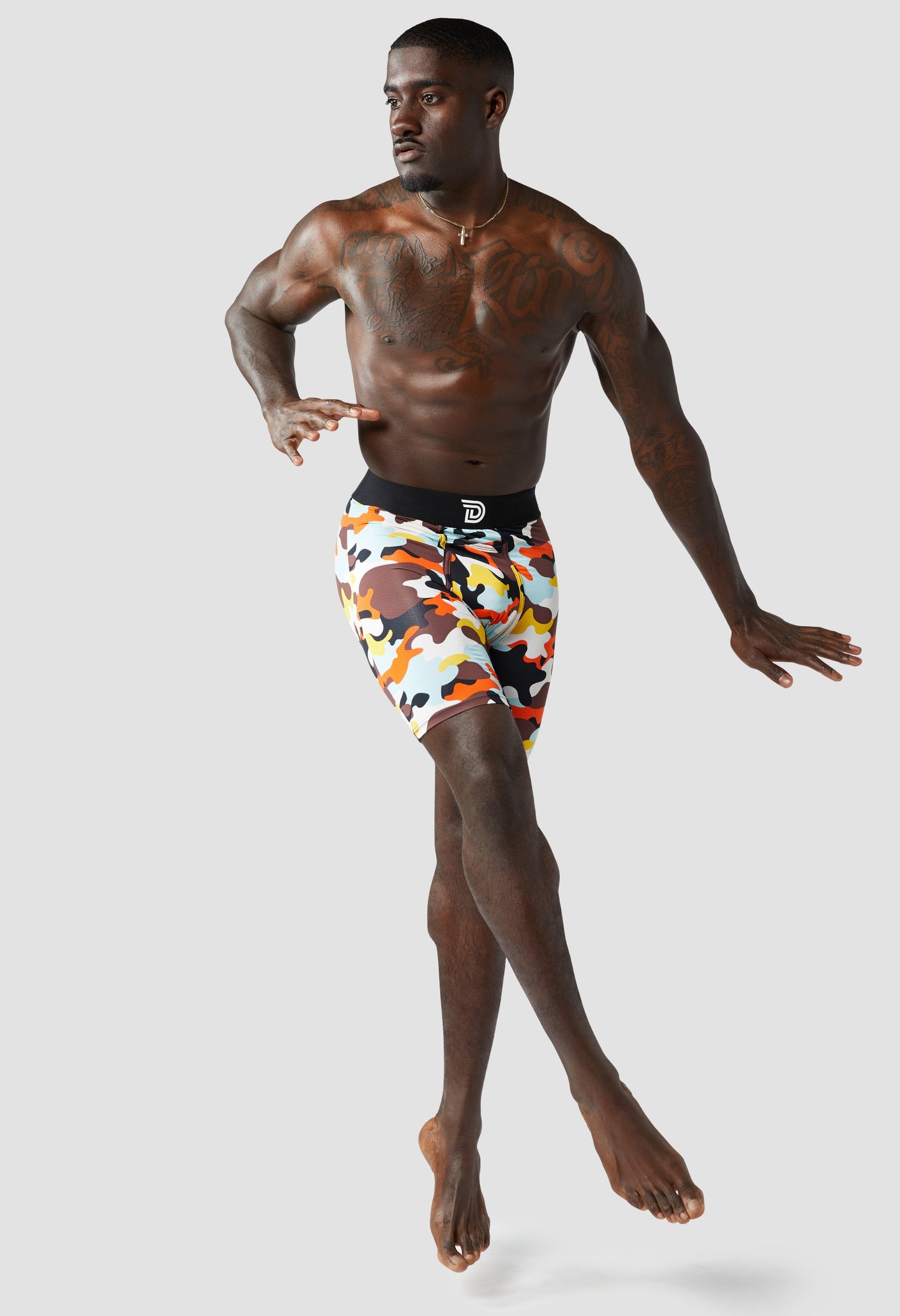 Expressionz Colored Camoz — men's colored camo graphic boxer briefs, additional view