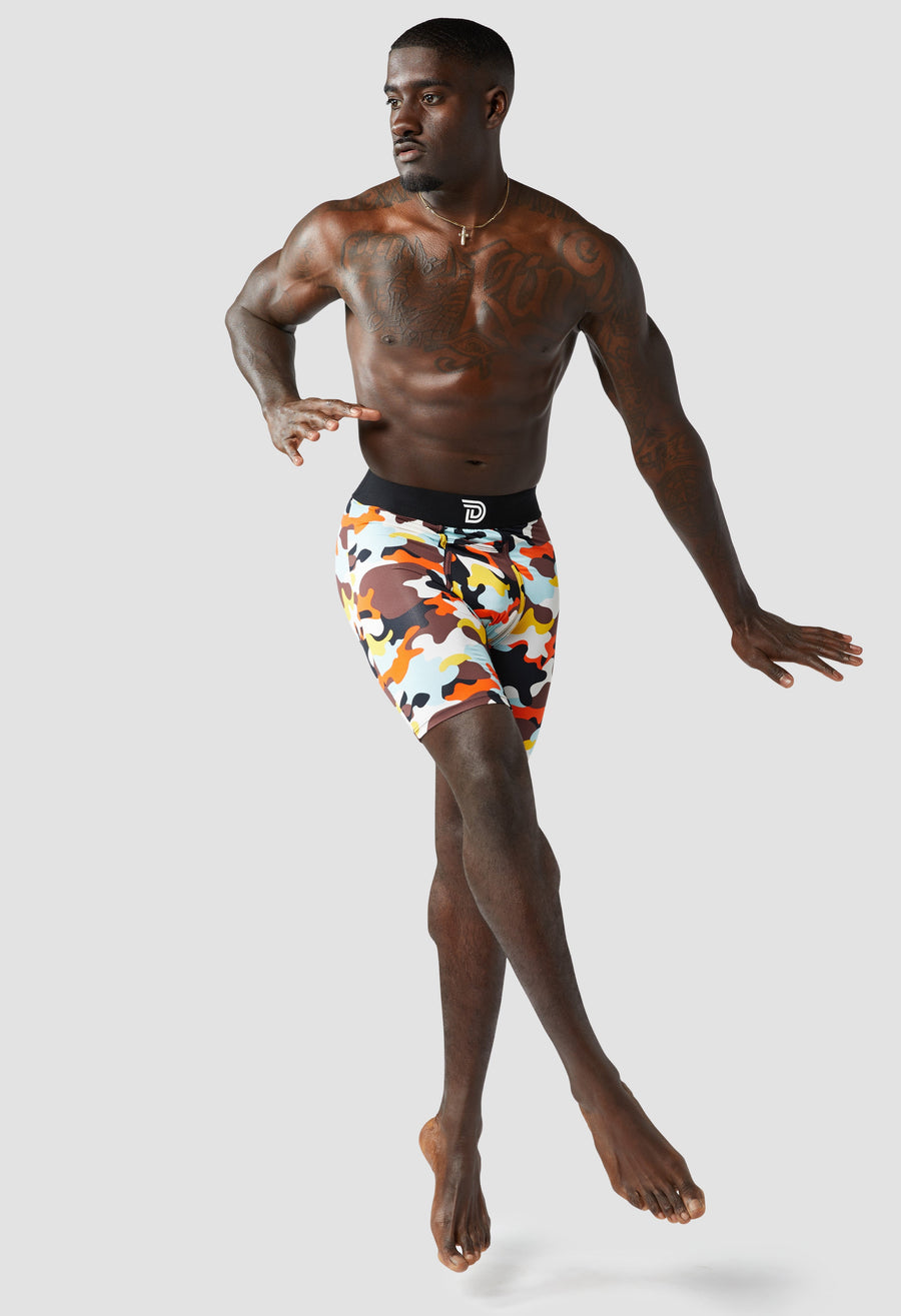 Expressionz Colored Camoz — men's colored camo graphic boxer briefs, additional view
